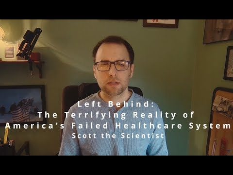 Scott Daniska presenting on the failures of the American healthcare system for chronic illness patients.